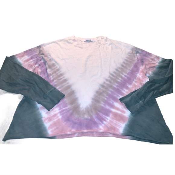 Daydreamer X Free People Tie Dye Long Sleeve Tee - Picture 8 of 11